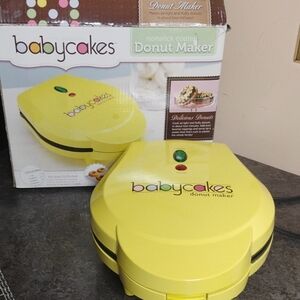 Yellow Donut Maker - Nonstick Donut Appliance